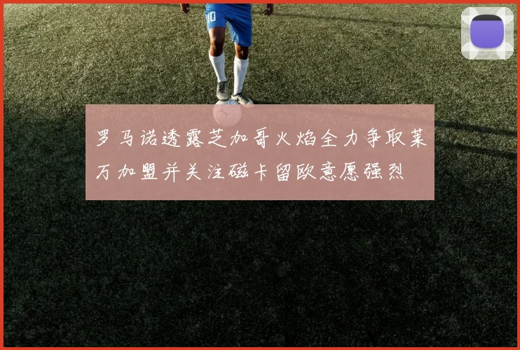 罗马诺透露芝加哥火焰全力争取莱万加盟并关注磁卡留欧意愿强烈