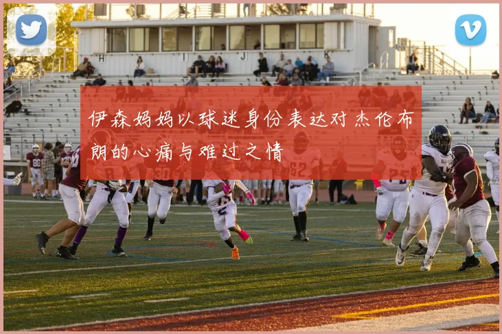 伊森妈妈以球迷身份表达对杰伦布朗的心痛与难过之情